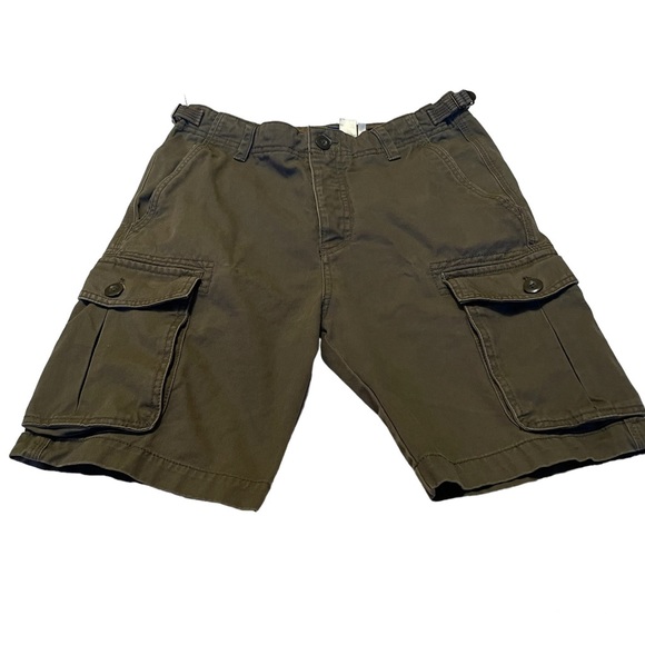 DIVIDED by H&M Men’s Olive Green Cargo Shorts Size 28 - Picture 1 of 14